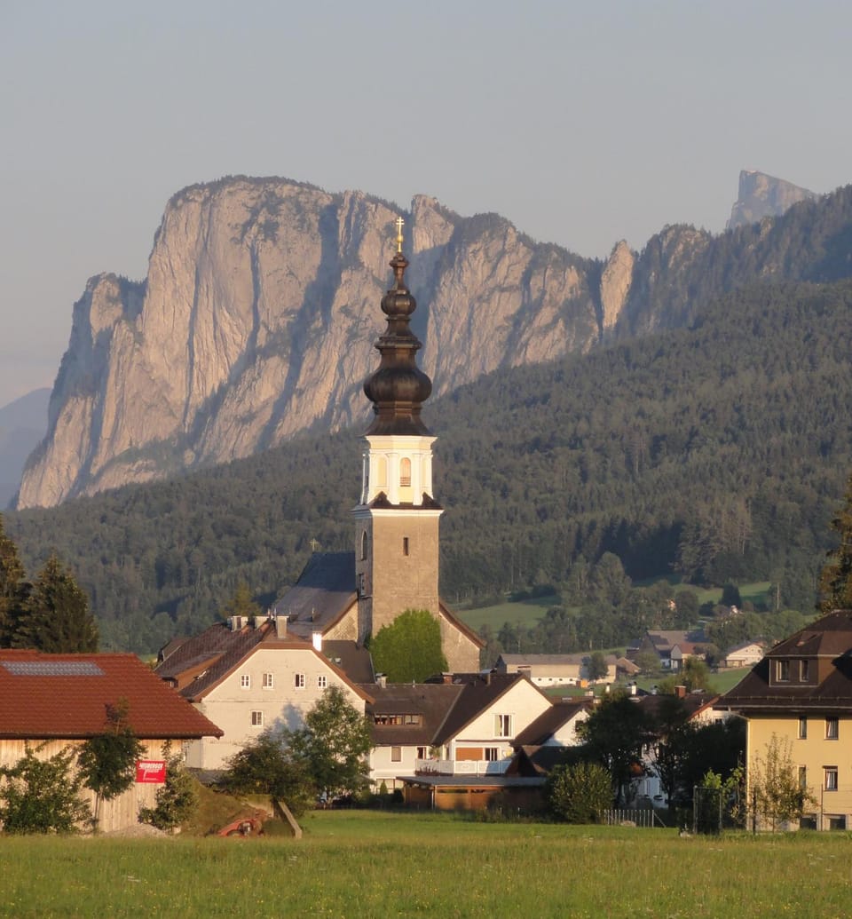 Property building, Natural landscape, Mountain view