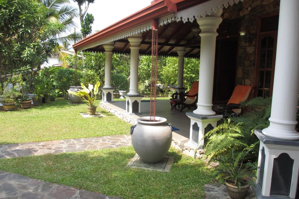 Patio, Day, Garden view