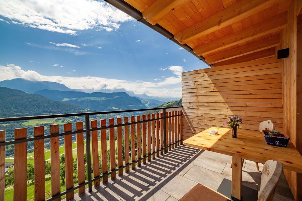 Natural landscape, View (from property/room), Balcony/Terrace, Dining area, Mountain view