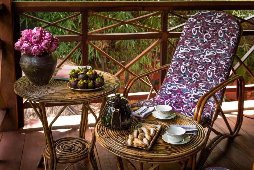 Balcony/Terrace, Seating area, Garden view