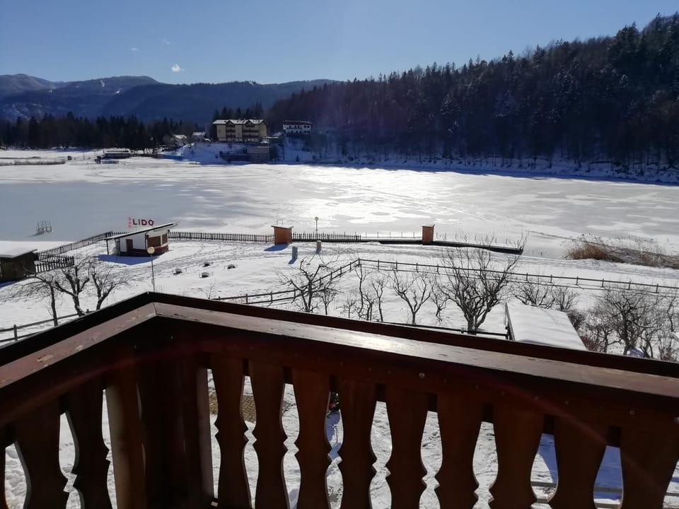 Winter, Lake view, Mountain view