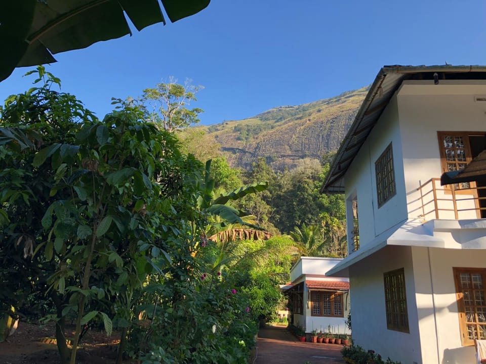 Property building, Natural landscape, Mountain view