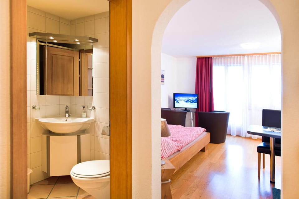 Toilet, Kitchen or kitchenette, Living room, Dining area, Bedroom