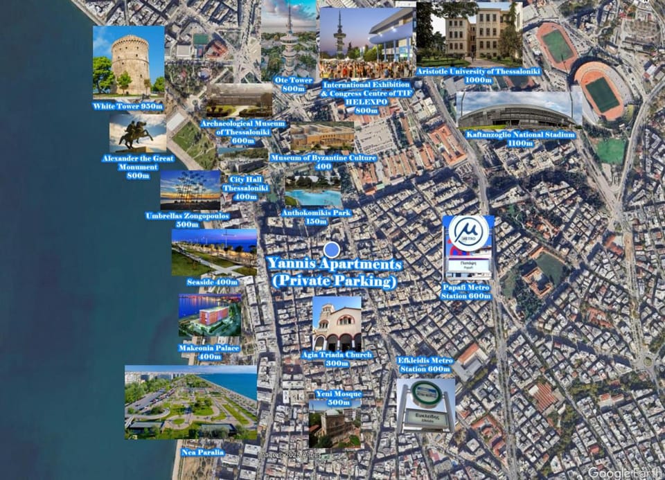 Nearby landmark, Text overlay, Area and facilities