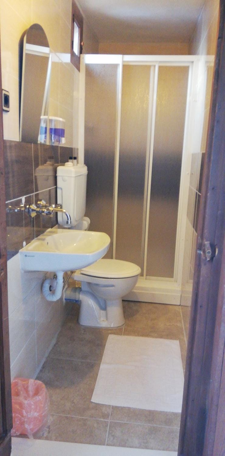 Shower, Toilet, Photo of the whole room