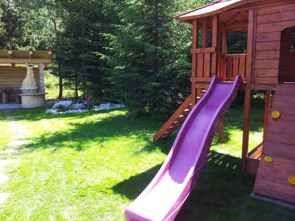 Summer, Children play ground, Seating area