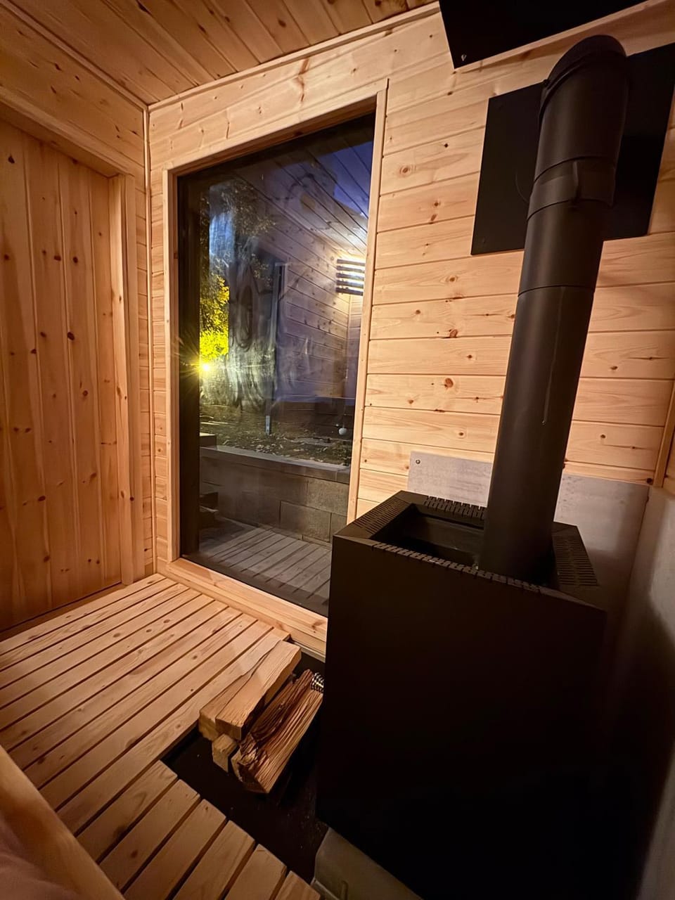Night, Sauna