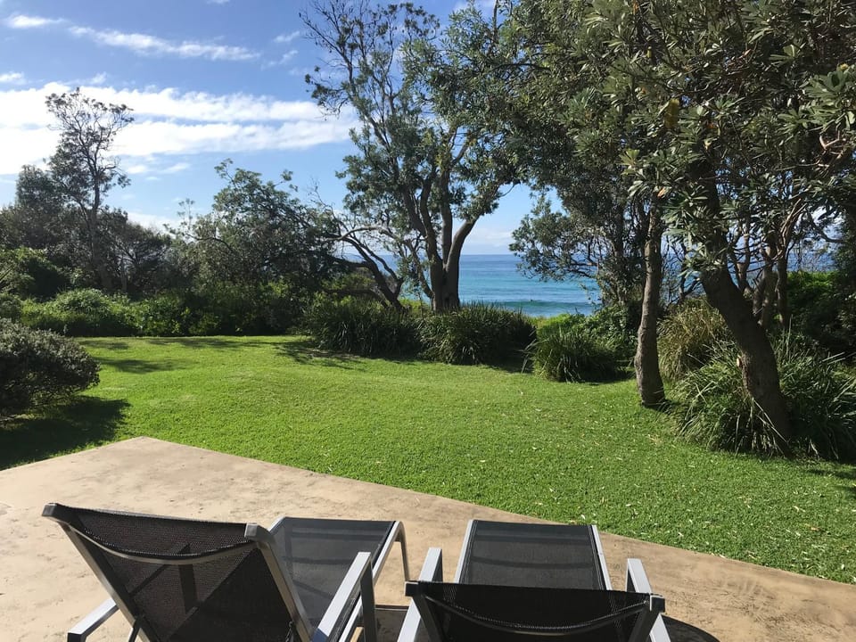 Patio, Beach, Sea view