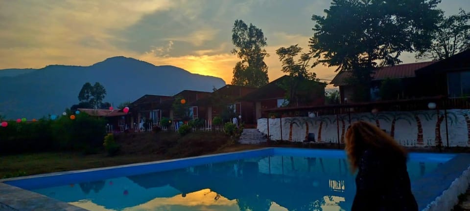 Mountain view, Sunset