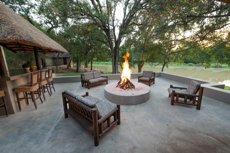 Natural landscape, BBQ facilities, Seating area