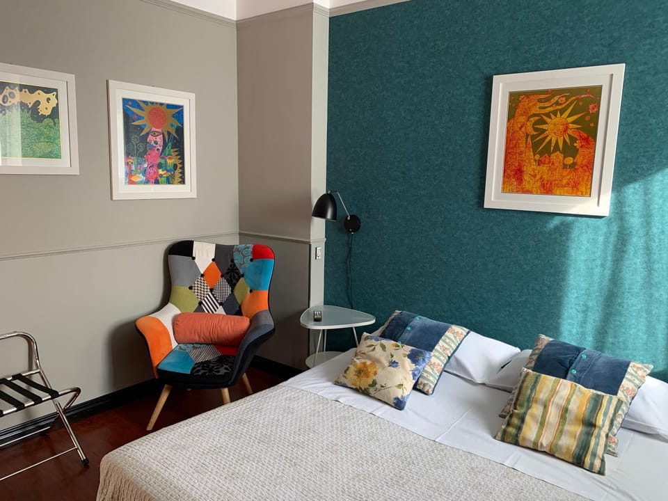 Bed, Bathroom, Seating area, Bedroom