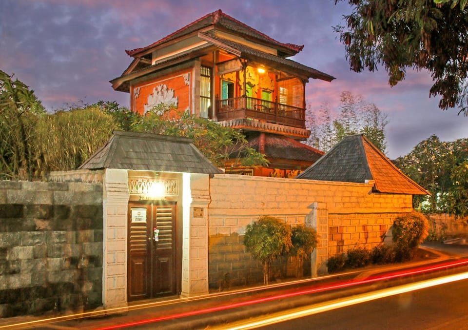 Facade/entrance, Sunset