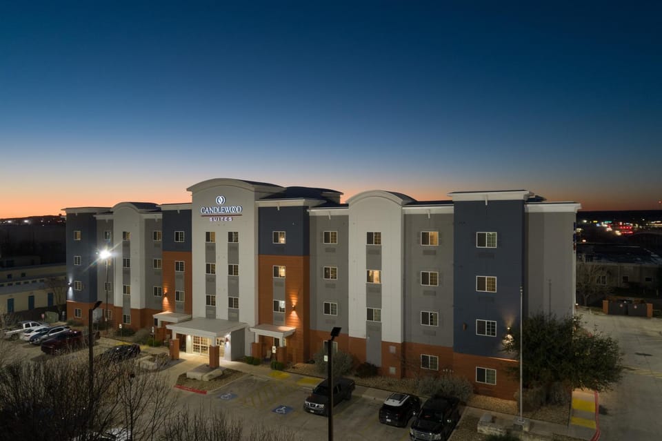 Property building, Night, Sunset
