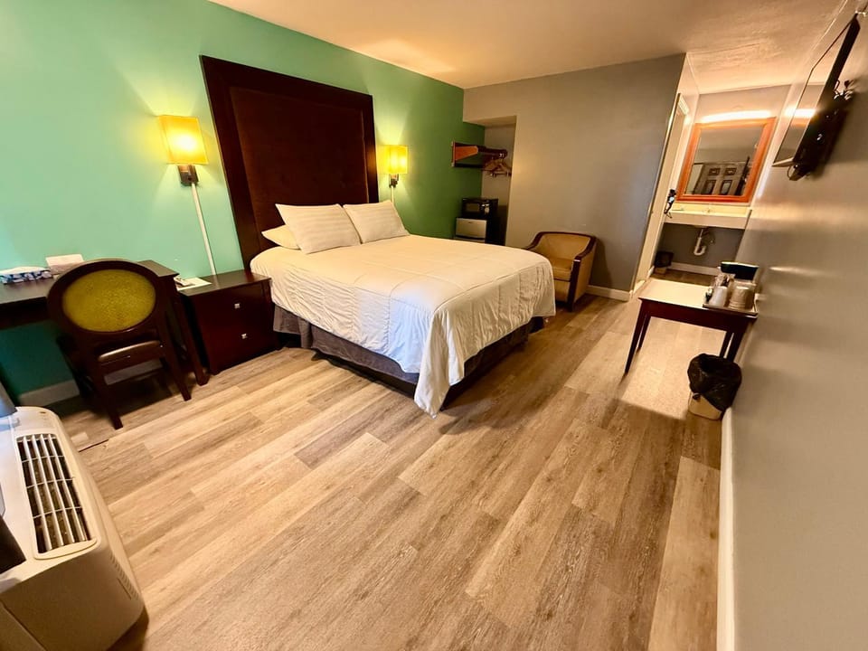 Bed, TV and multimedia, Coffee/tea facilities, Photo of the whole room, Seating area, Evening entertainment, Bedroom, hair dresser, internet, microwave, pet friendly, acessibility, air conditioner