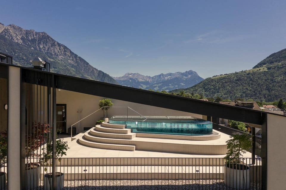 Natural landscape, Mountain view, Pool view, Swimming pool