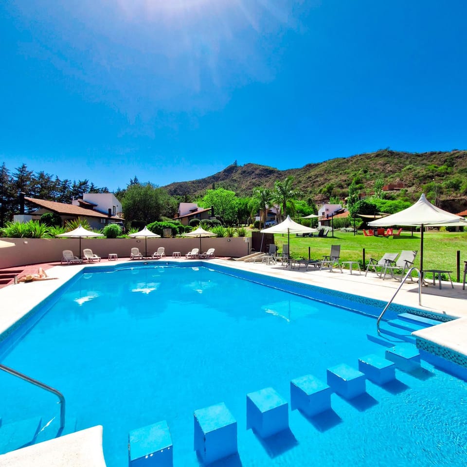 Natural landscape, Mountain view, Pool view, Swimming pool