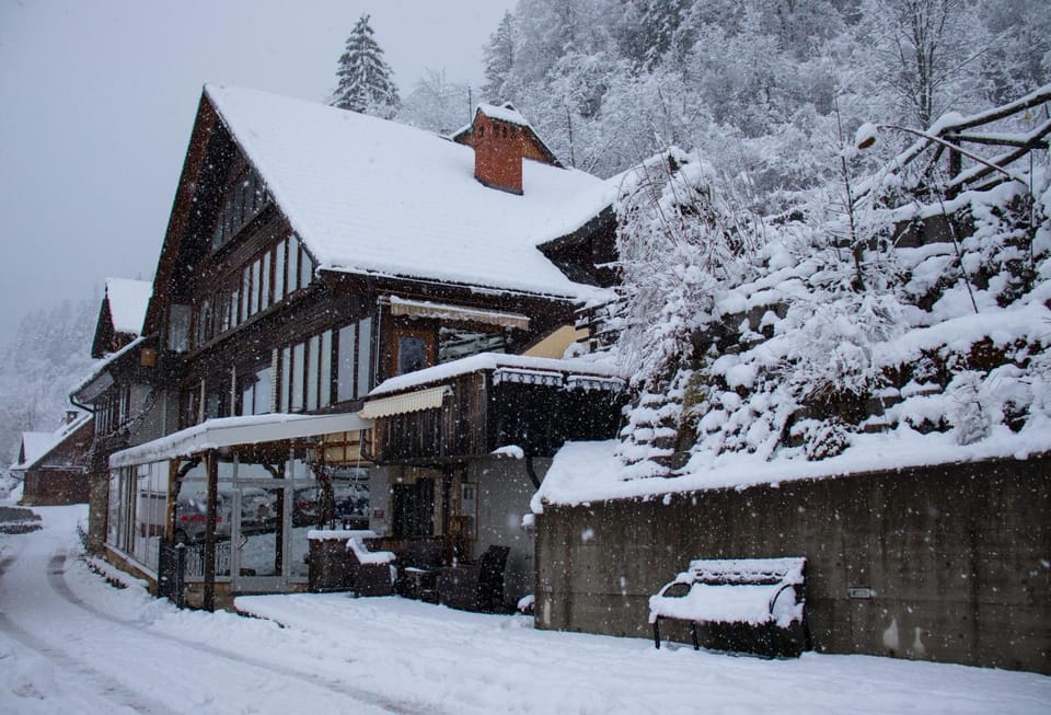 Facade/entrance, Winter