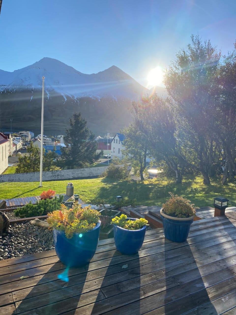 Property building, Patio, Garden, View (from property/room), Balcony/Terrace, Garden view, Landmark view, Mountain view, Sea view, Quiet street view
