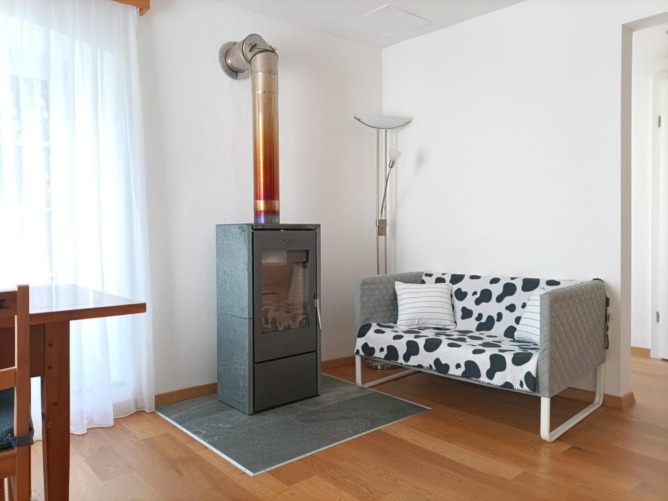 fireplace, kitchen