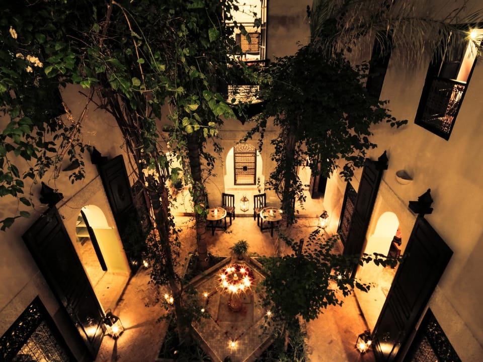 Night, Bird's eye view, Decorative detail