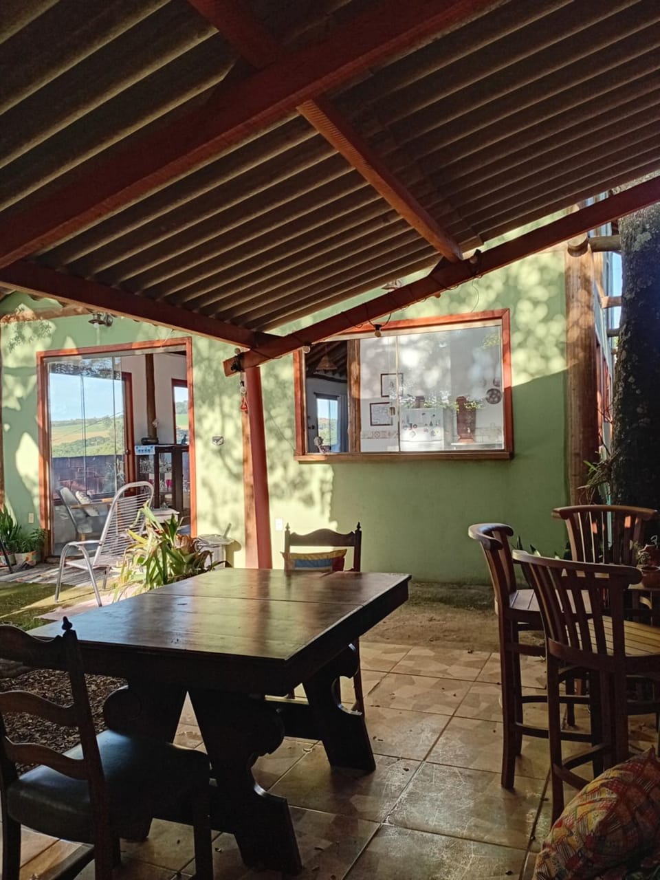 Chalé da estação Nature lodge in Carrancas