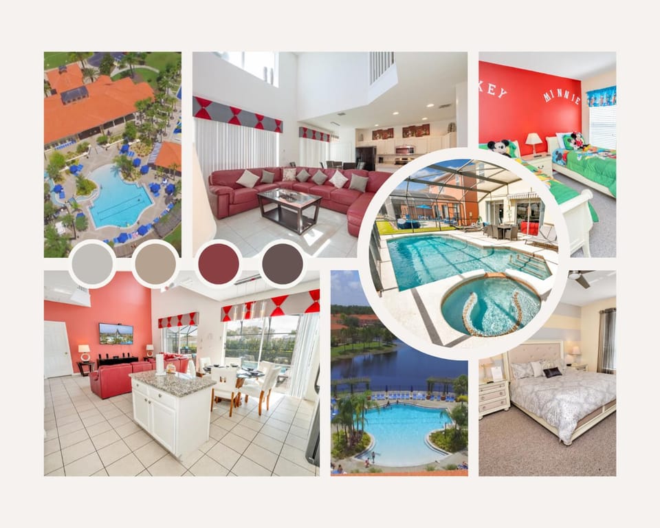 Restaurant/places to eat, Hot Tub, Living room, Kids's club, Bedroom, Lake view, Pool view, Swimming pool