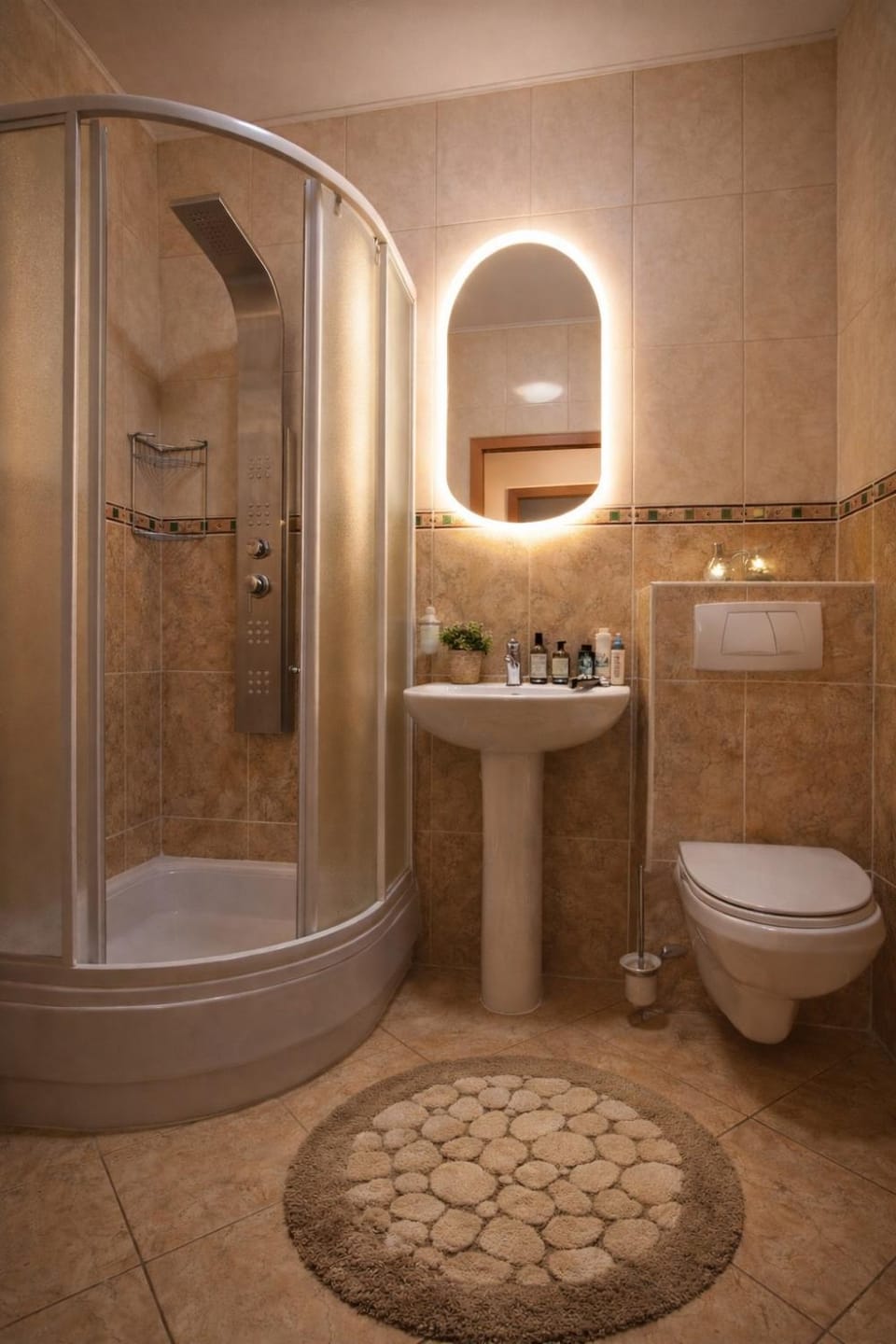 Shower, Toilet, Bathroom, bidet, towels