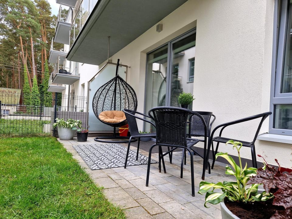 Apartament IKAR - 2 pokojowy przy morzu z własnym ogródkiem Apartment in West Pomeranian Voivodeship, Poland