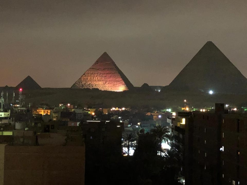 Nearby landmark, Night, City view, Landmark view