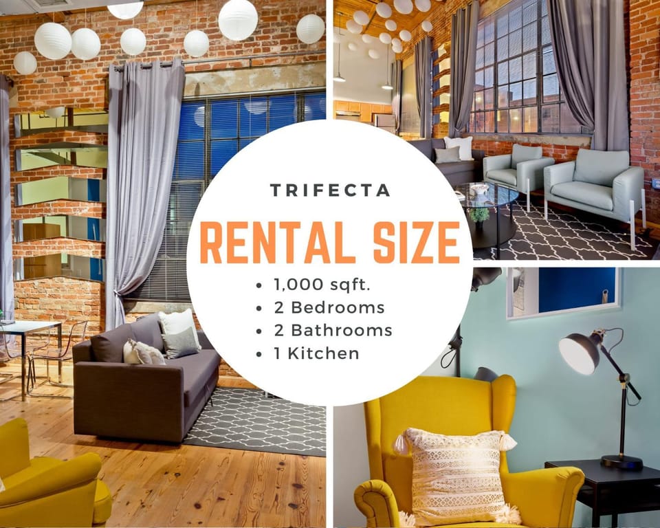 Trifecta Historic Brick 2BR Getaway Superhost Apartment in Durham