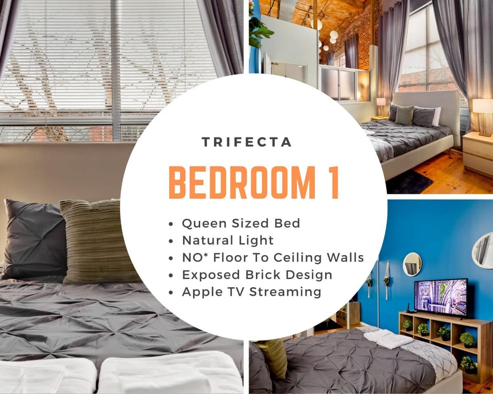 Trifecta Historic Brick 2BR Getaway Superhost Apartment in Durham