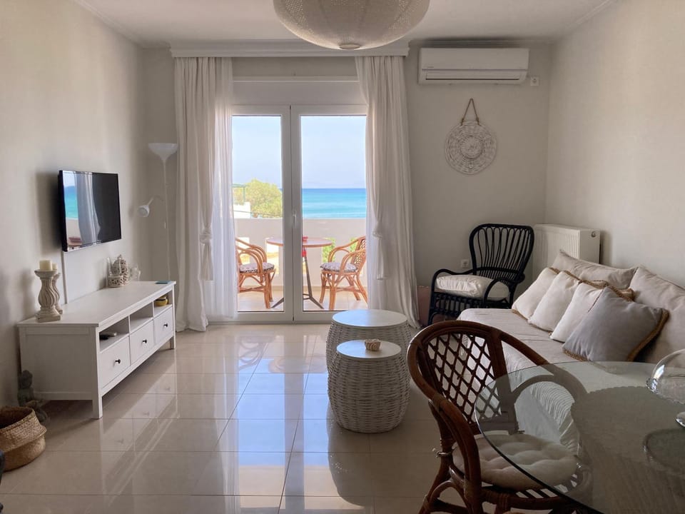Living room, Seating area, Sea view