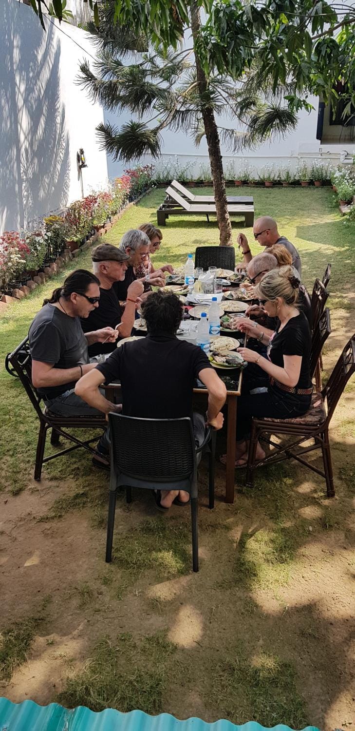 Lunch, group of guests