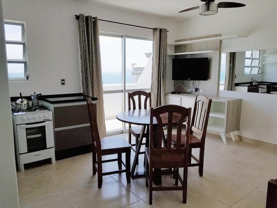 Living room, Dining area, Sea view
