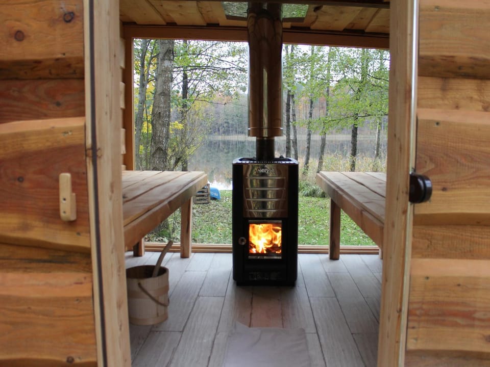 Sauna, Steam room, Spa and wellness centre/facilities, Lake view