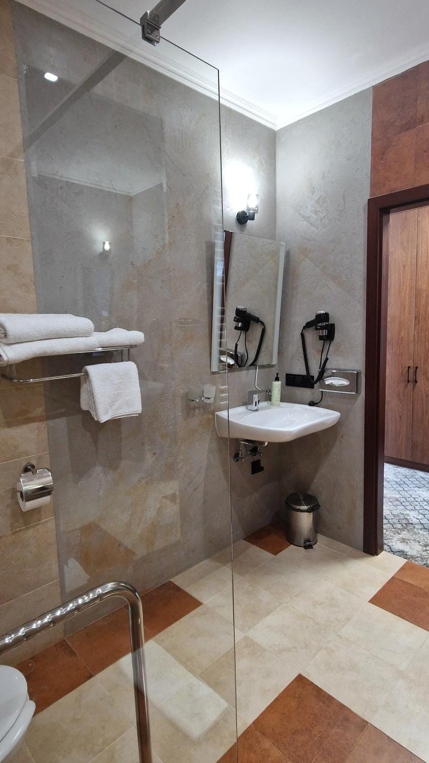 Shower, Toilet, Bathroom, towels