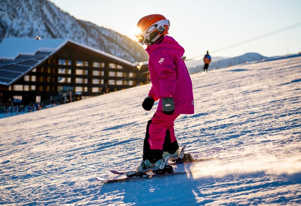 Natural landscape, Winter, Skiing, Mountain view
