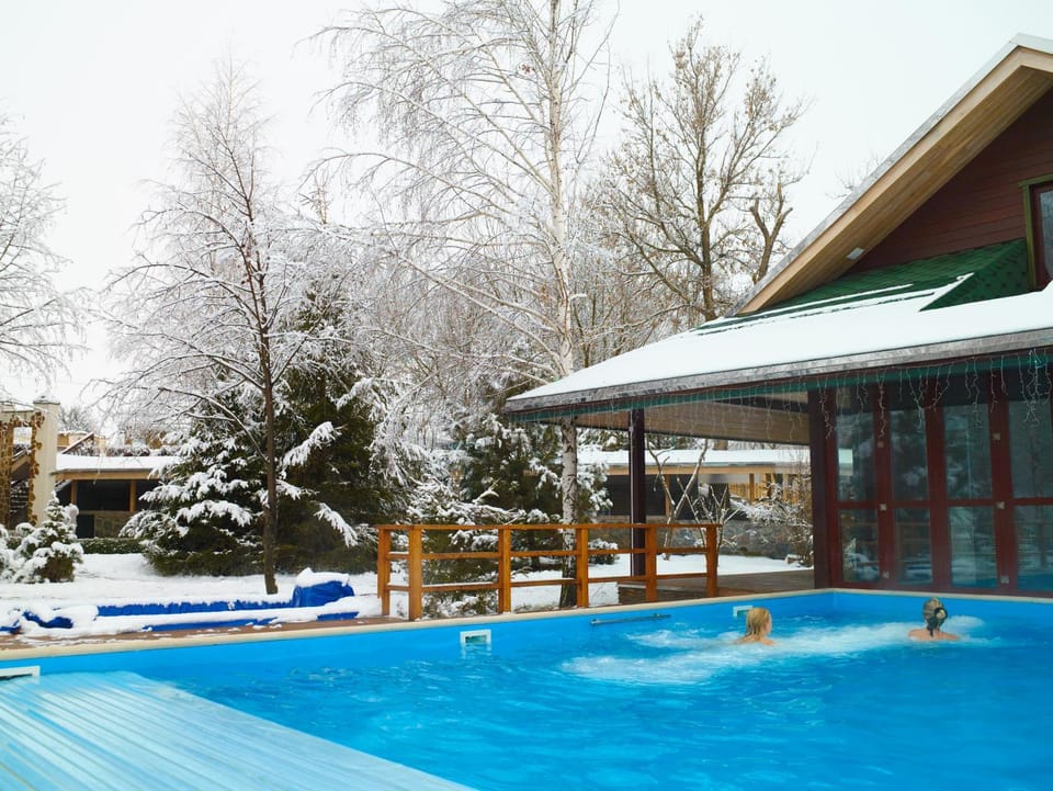 Winter, Swimming pool