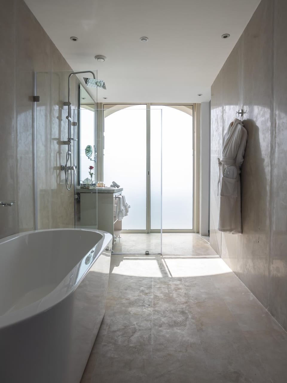 Shower, Bathroom, Bath, towels