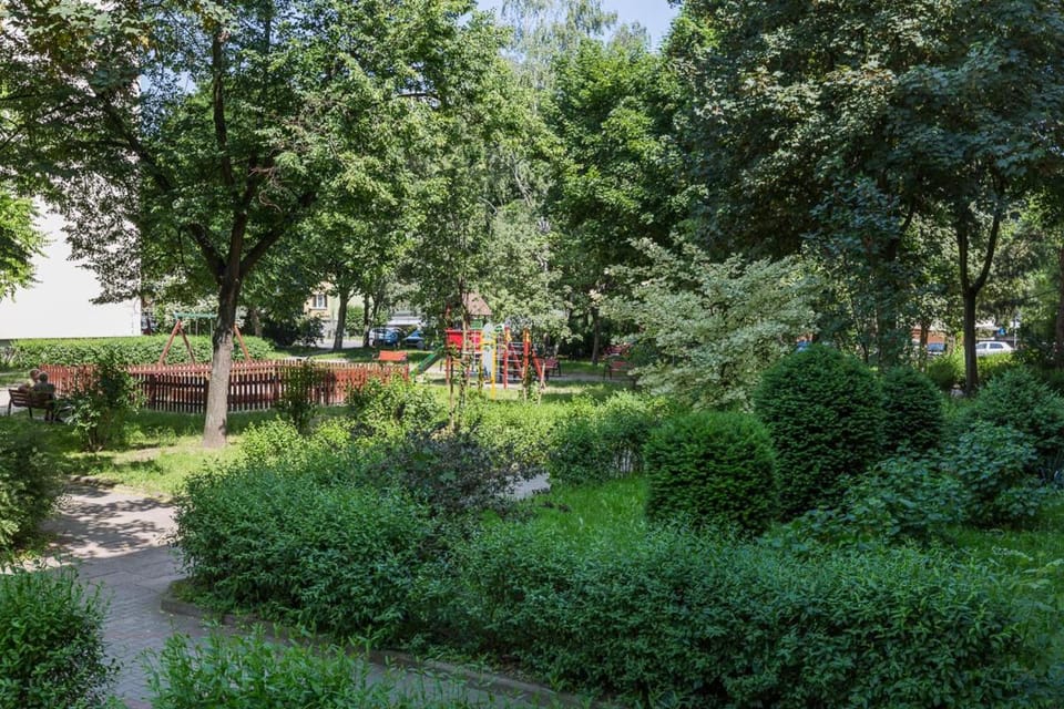 Property building, Neighbourhood, Children play ground