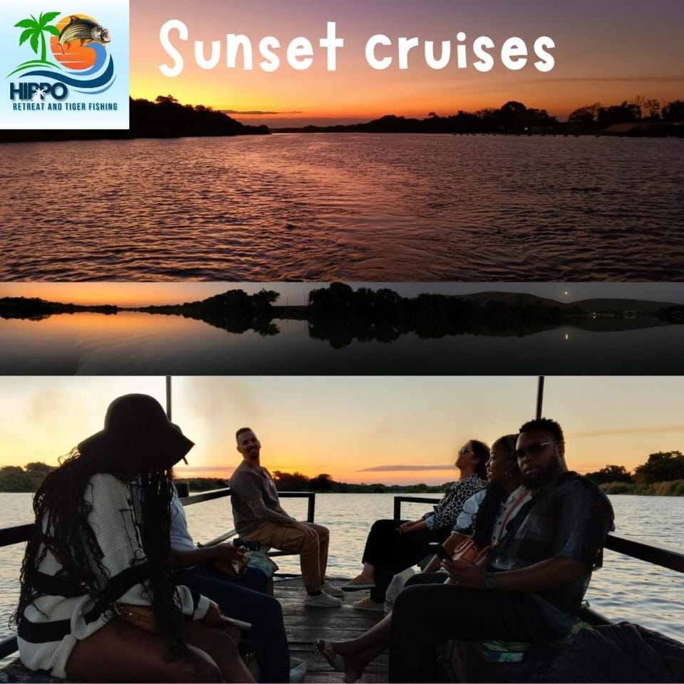 Activities, Fishing, River view, Sunset, group of guests