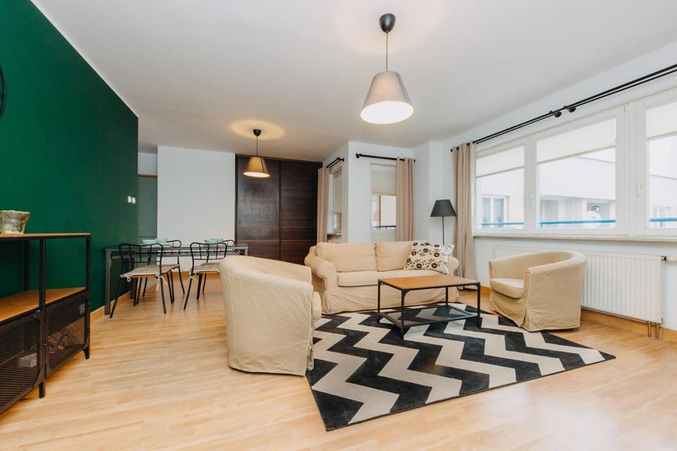 Bed, Living room, Dining area