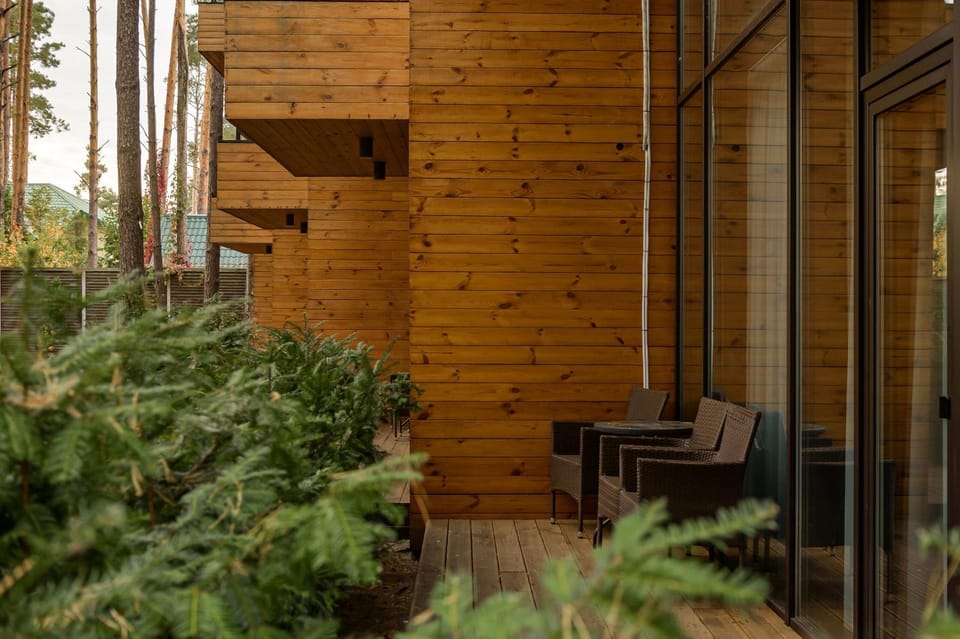 Property building, Day, View (from property/room), Balcony/Terrace, Garden view
