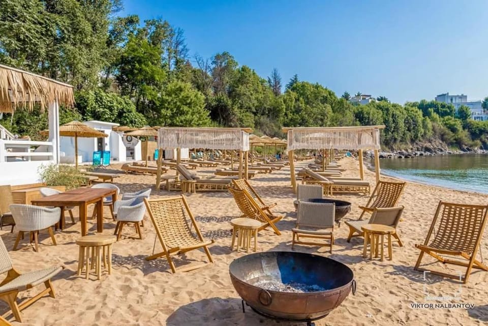 Beach, sunbed