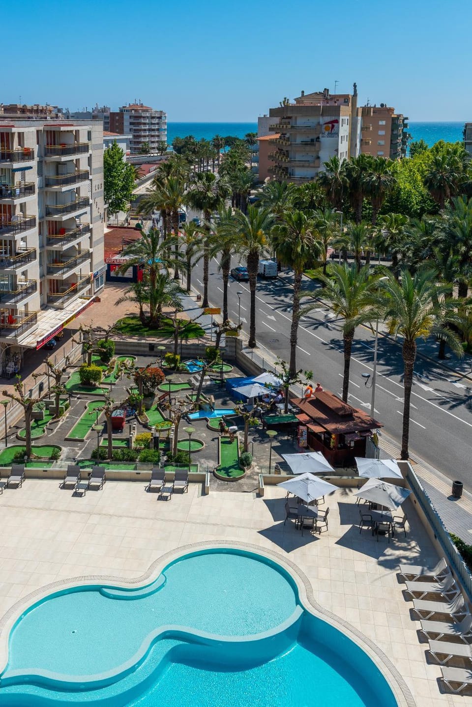 Minigolf, Sea view