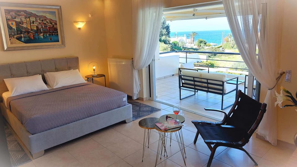 Bedroom, Sea view