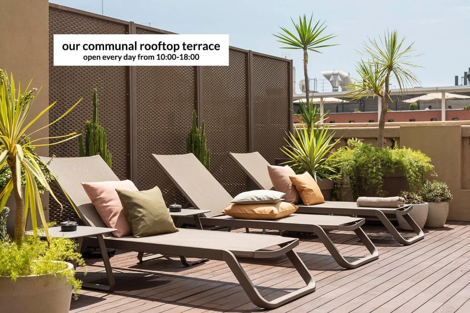 Balcony/Terrace, sunbed