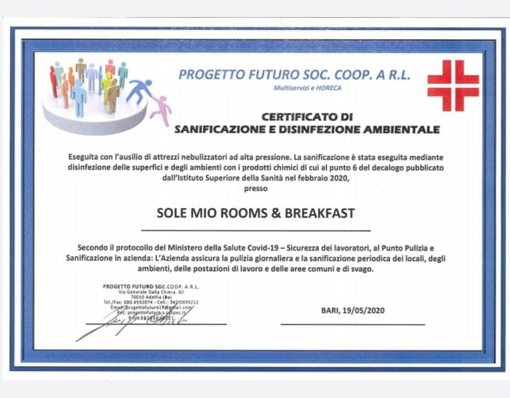 Sole Mio Rooms & Breakfast Bed and Breakfast in Bari