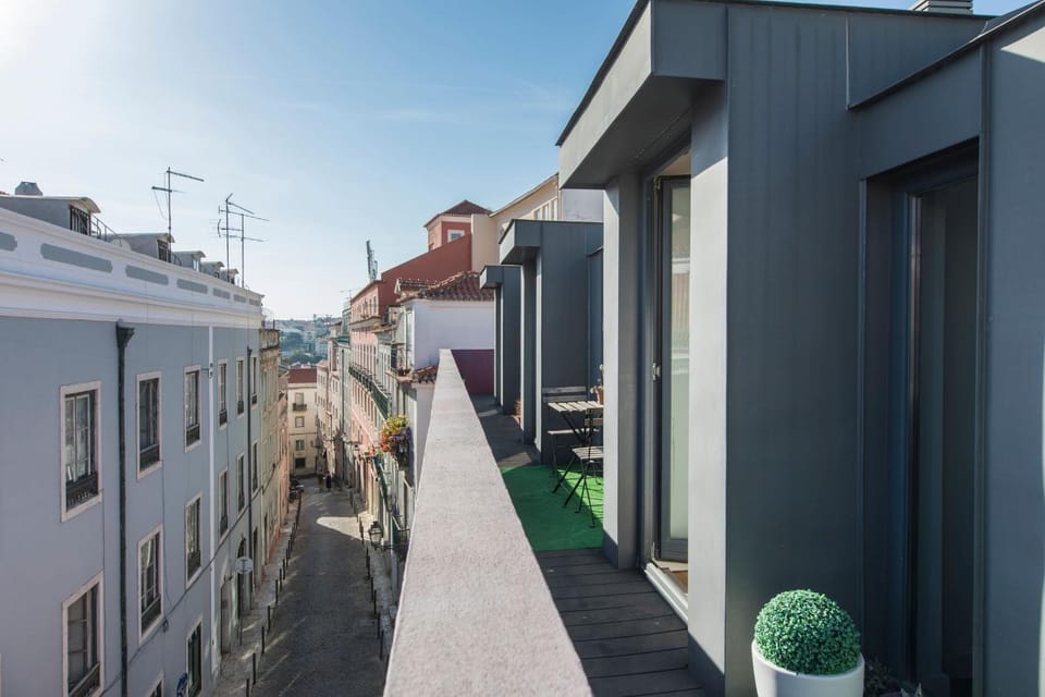 Balcony/Terrace, Quiet street view