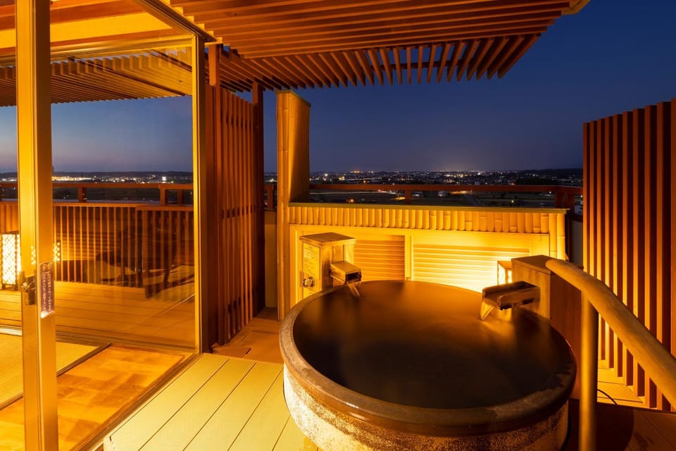 Night, View (from property/room), Open Air Bath
